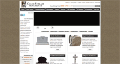 Desktop Screenshot of clearstreammonuments.com